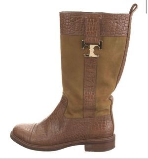 Tory Burch Corey Mid Calf Ankle Boots 6